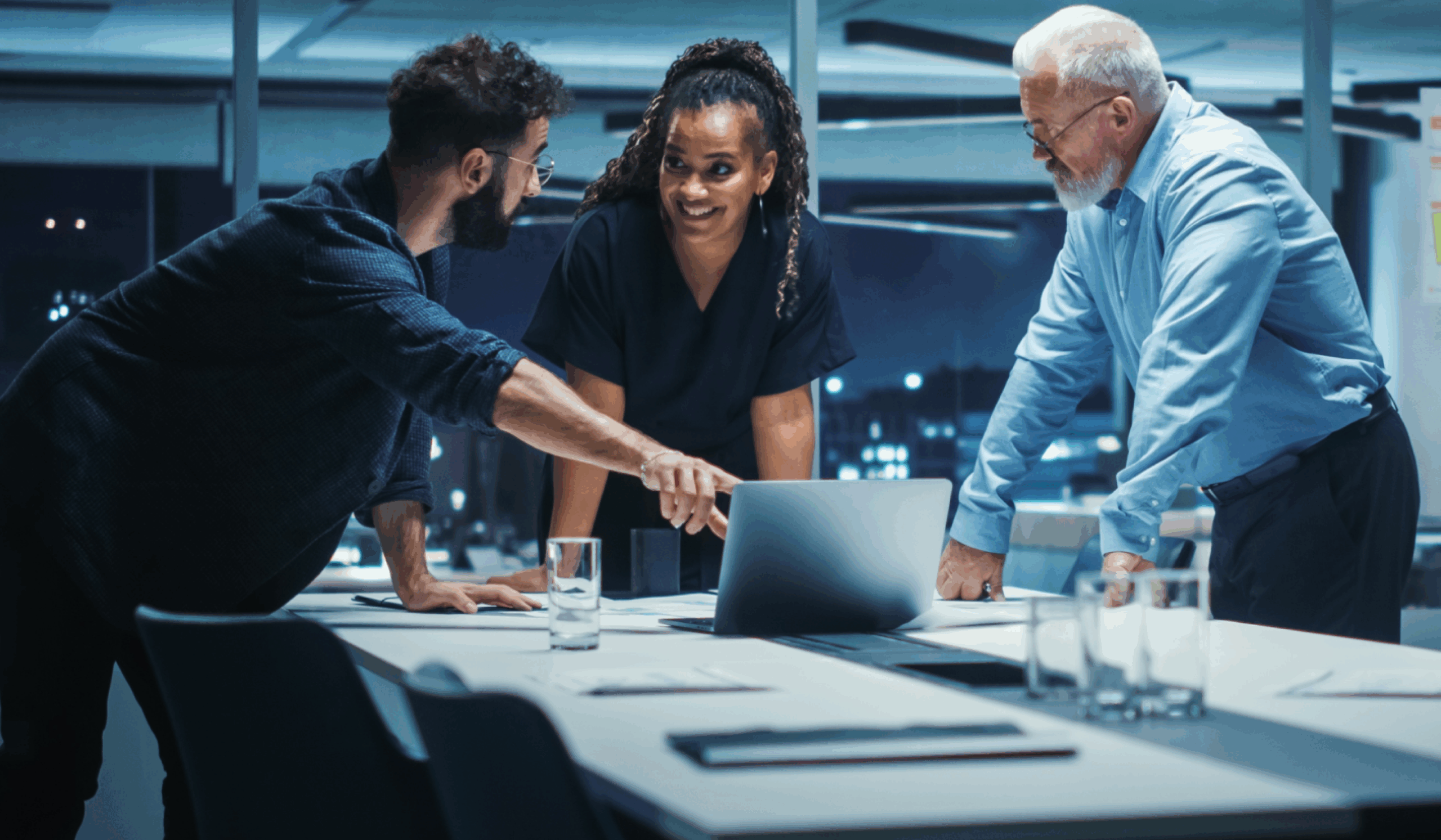 Dirección de Empresas: Equipo realizando un diagnóstico